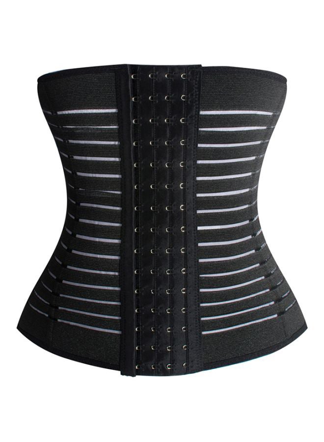 QiaoKai Slimming Underbust Corset Black  - Image 1