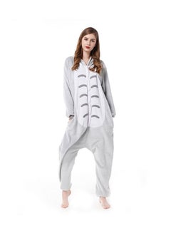 QiaoKai Cartoon Character Themed Onesie Grey/White/Black  - Image 1