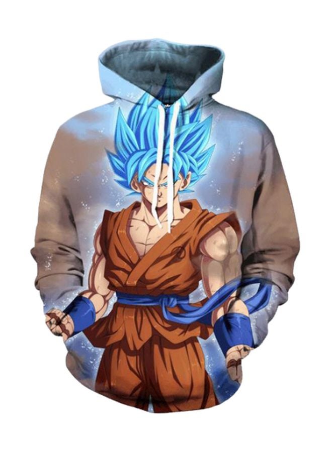 كياوكاي هودي بلوفر مزين بطبعة ثلاثية الأبعاد من سلسلة "Dragon Ball"  - Image 1