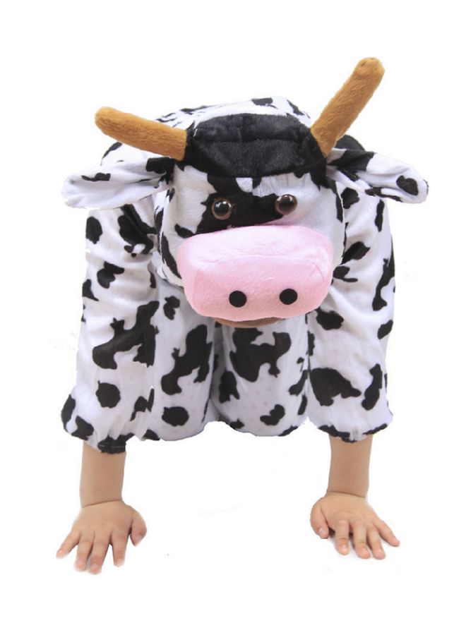 Cow Skin Printed Onesie White/Black/Pink - v1603812062/N39424187V_3