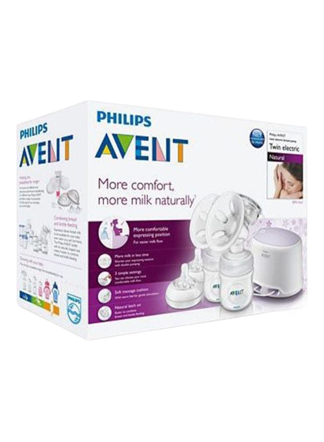 PHILIPS AVENT - Philips Avent Electric Twin Natural Range Breast Pump Scf334/02 - Image 1