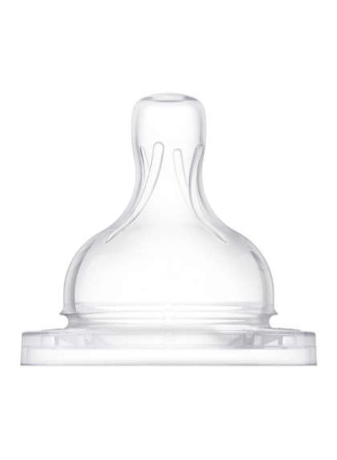 Philips Avent Pack Of 2 Silicone Teats 1 Hole, 0m+ - SCF631 27 PA006 - Image 3