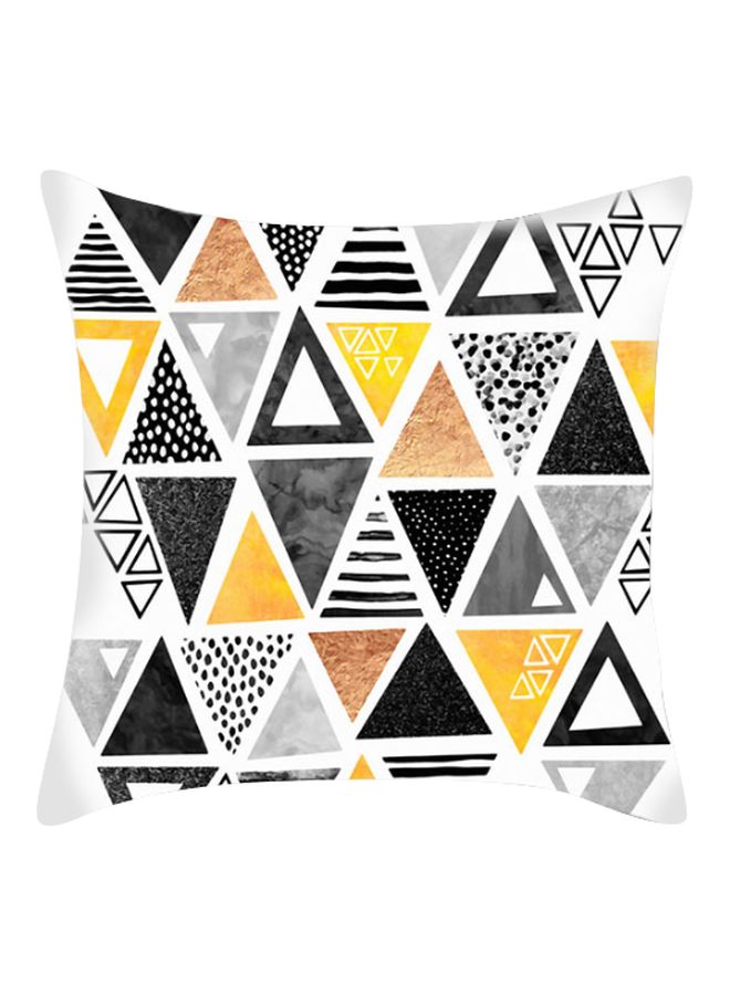 غطاء وسادة بطبعة هندسية متعدد الألوان 45x45سم