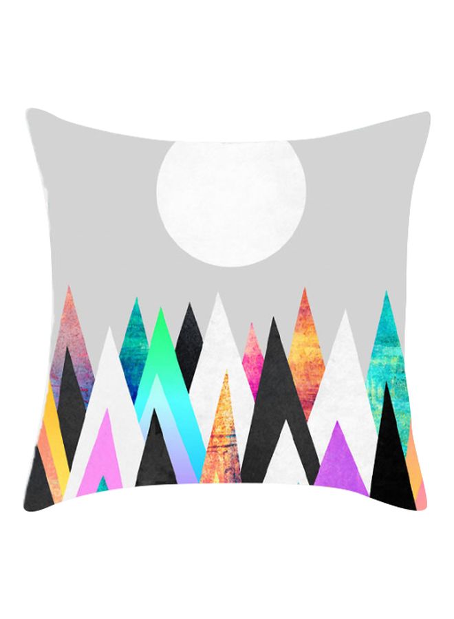 Geometric Printed Cushion Cover Multicolour 45x45cm