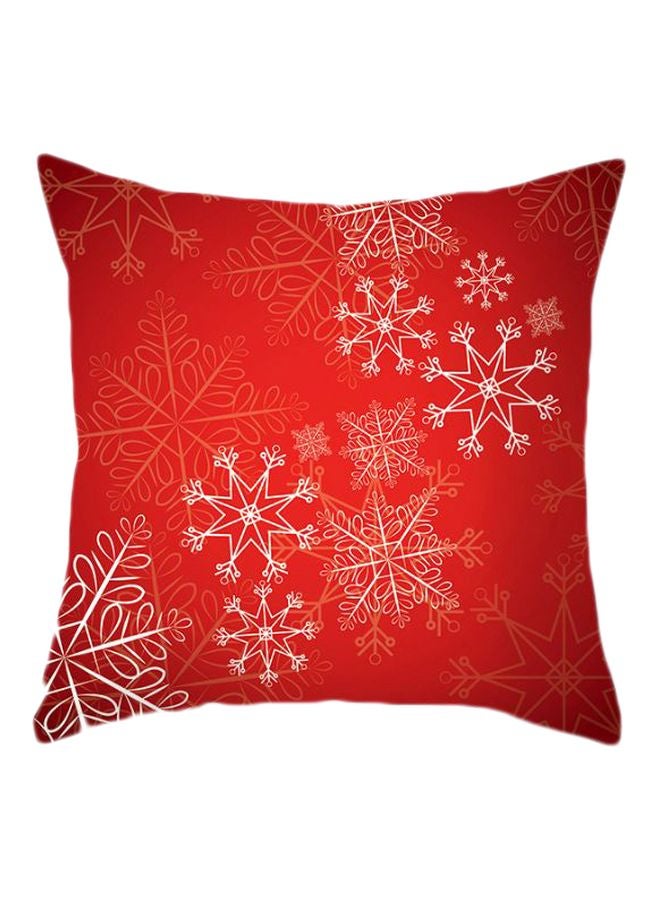 Themed Cushion Cover Red/White 45x45cm