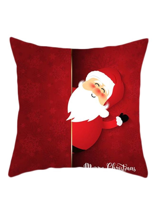 Beauenty Themed Cushion Cover Red/White/Black 45x45cm