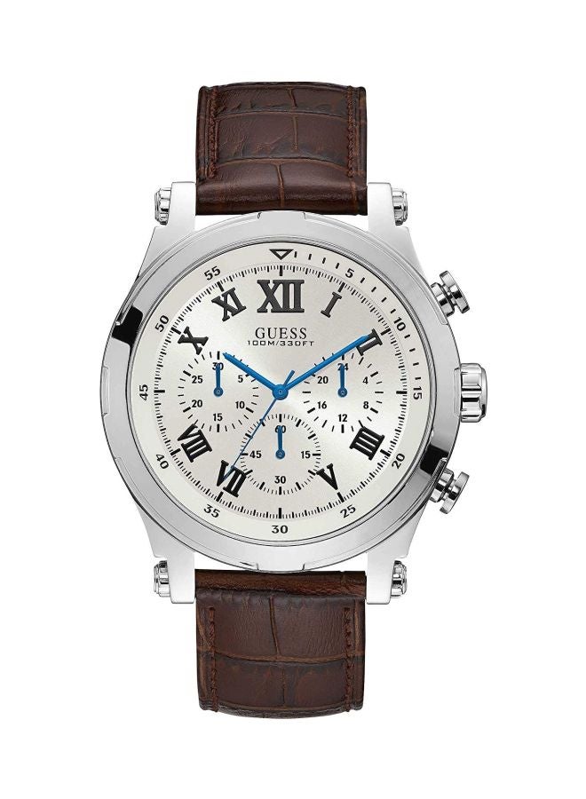 جس ساعة يد بعقارب كرونوغراف مقاومة للماء طراز W1105G3 للرجال - Image 1