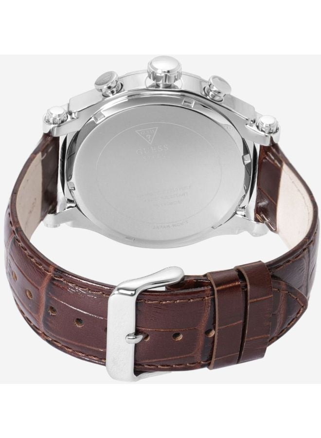 جس ساعة يد بعقارب كرونوغراف مقاومة للماء طراز W1105G3 للرجال - Image 2