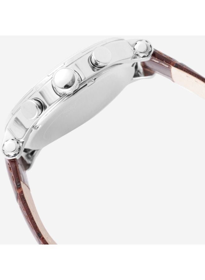 جس ساعة يد بعقارب كرونوغراف مقاومة للماء طراز W1105G3 للرجال - Image 3