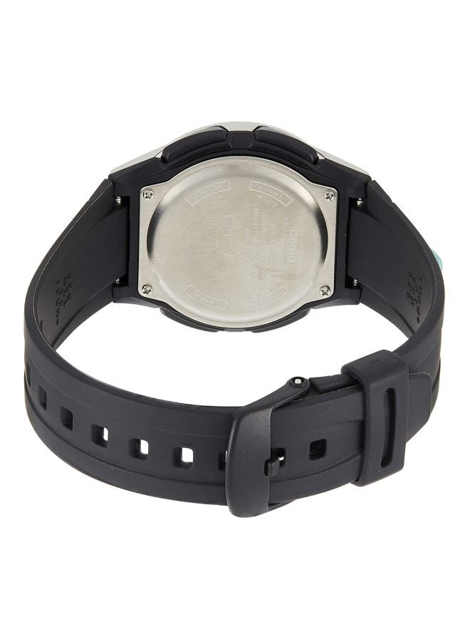 CASIO - Men's Youth Water Resistant Analog & Digital Watch AW-82-7AVDF - 38 mm - Black - Image 1