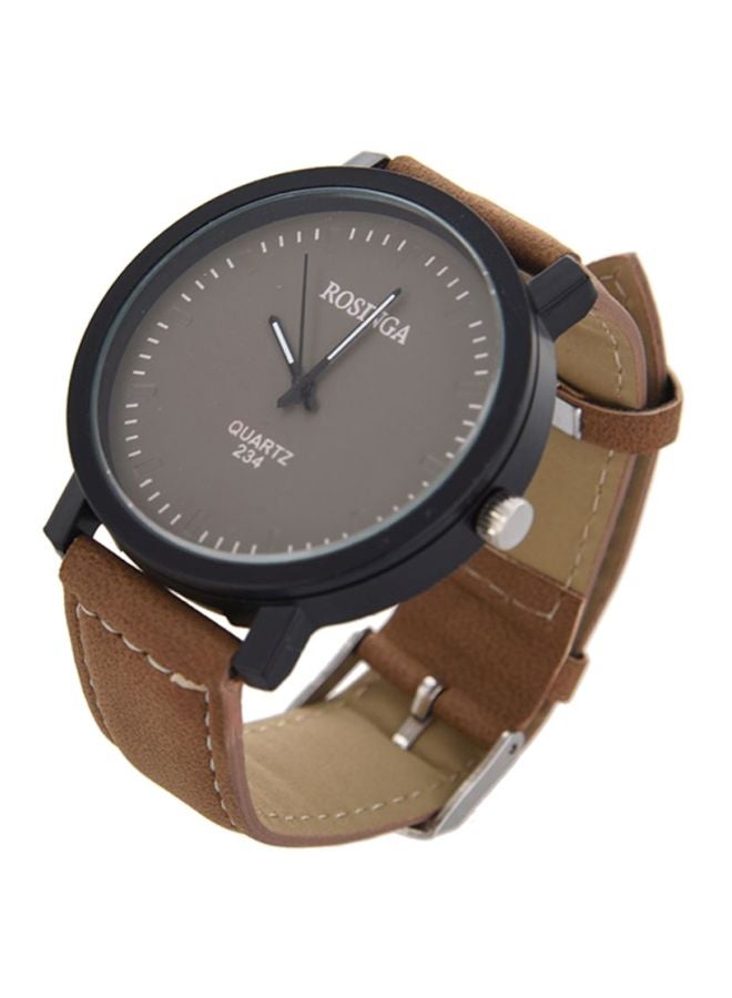 بلولانز ساعة يد بعقارب وسوار من الجلد طراز 643507 unisex - Image 3