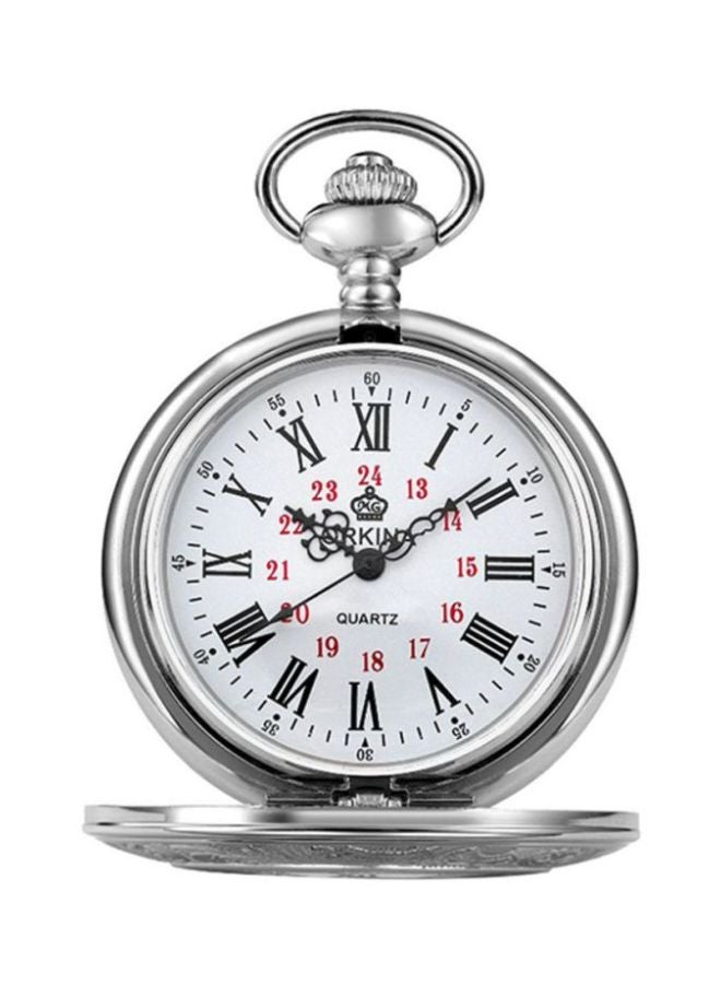 LESHP - Carved Hollow Stainless Steel Mechanical Pocket Watch ZS523600 - Image 1