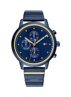 TOMMY HILFIGER Women's Blake Round Shape Stainless Steel Analog Wrist Watch 36 mm - Blue - 1781893  - Image 1