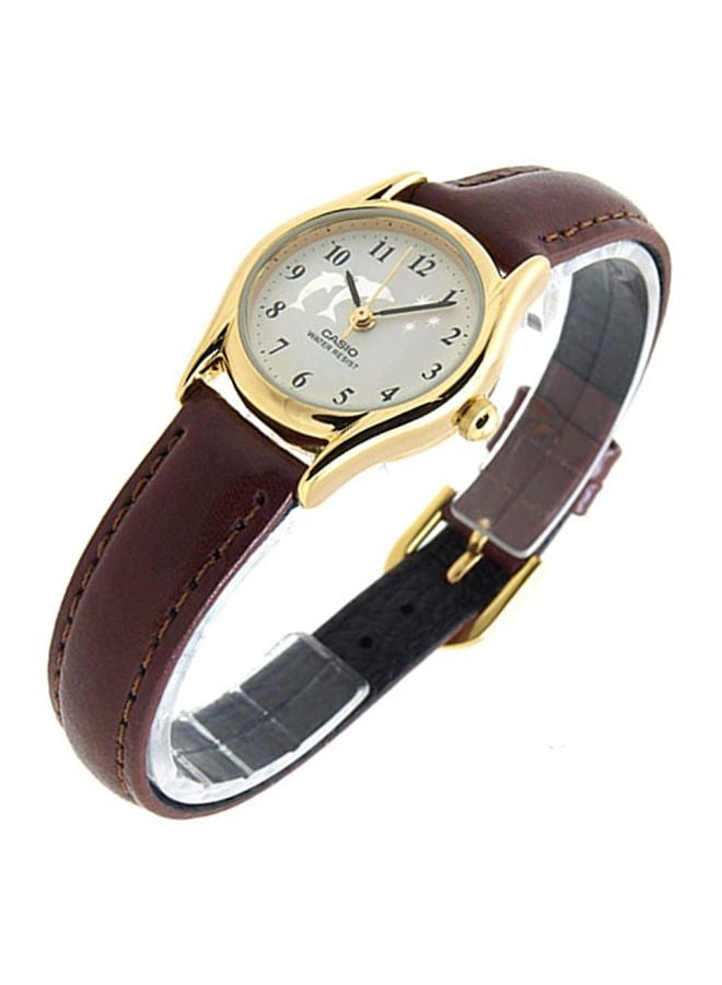 كاسيو ساعة يد بعقارب ومقاومة للماء طراز LTP1094Q-7B9 للنساء - Image 3