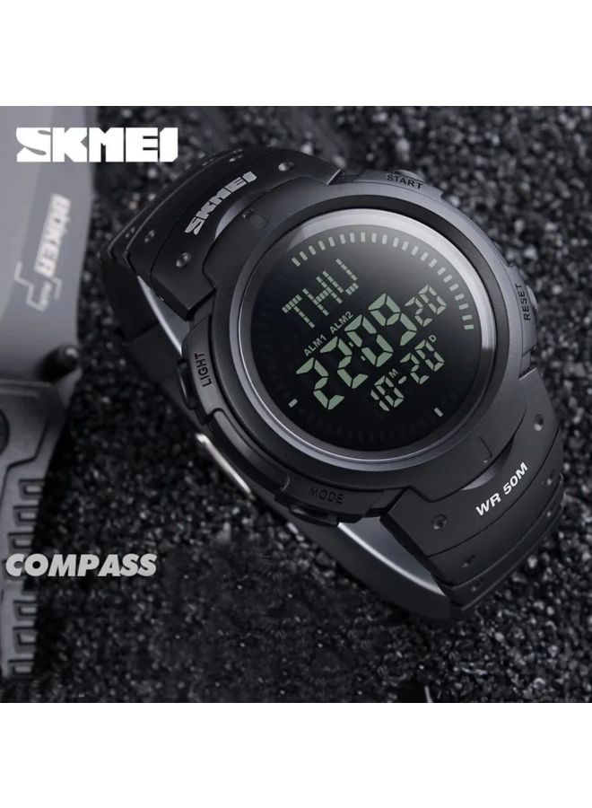 Men's Water Resistant Digital Sports Watch ZS219201 - 47 mm - Black - v1603824103/N13249458A_4