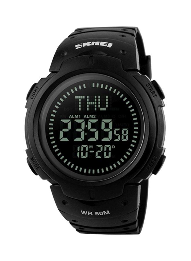 Men's Water Resistant Digital Sports Watch ZS219201 - 47 mm - Black - v1603824104/N13249458A_1