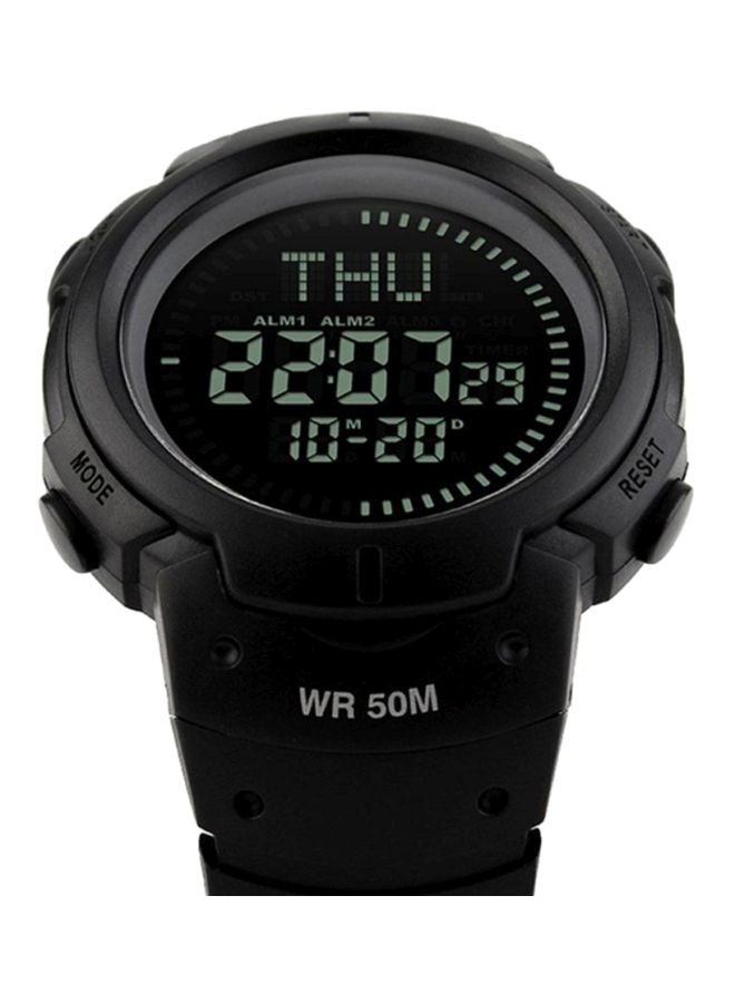 Men's Water Resistant Digital Sports Watch ZS219201 - 47 mm - Black - v1603824104/N13249458A_3