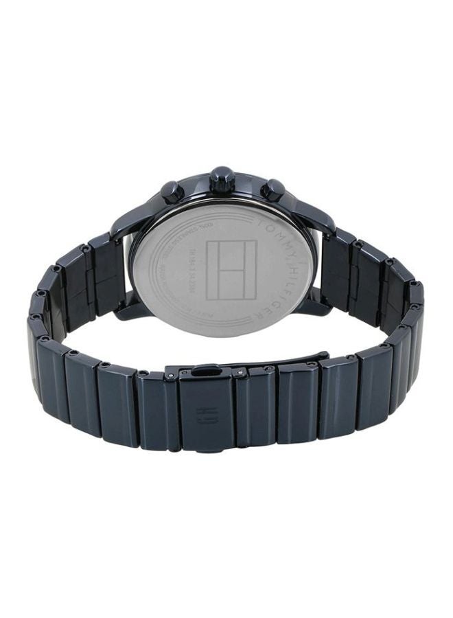 TOMMY HILFIGER Women's Blake Round Shape Stainless Steel Analog Wrist Watch 35 mm - Blue - 1781893  - Image 2