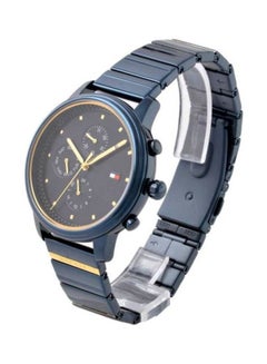 TOMMY HILFIGER Women's Blake Round Shape Stainless Steel Analog Wrist Watch 35 mm - Blue - 1781893  - Image 4