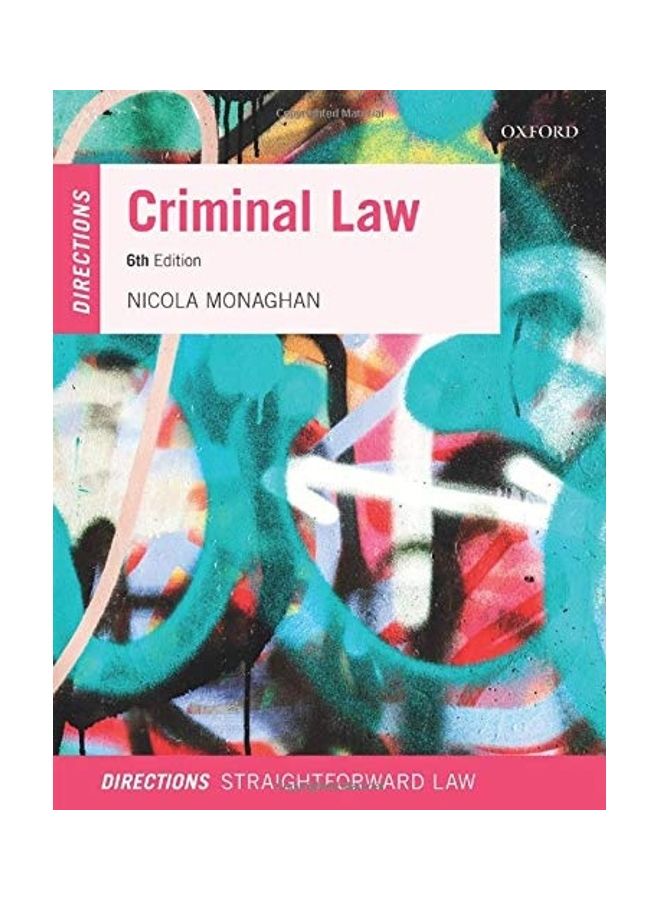Criminal Law Directions paperback english - 2020 - Image 1