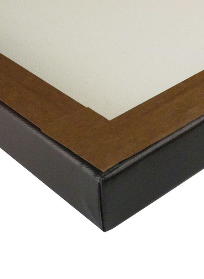 لوحة فنية من قماش الكانفاس بطبعة الأضواء الشمالية ومزودة بإطار متعدد الألوان 70x37x3.5سم - Image 3