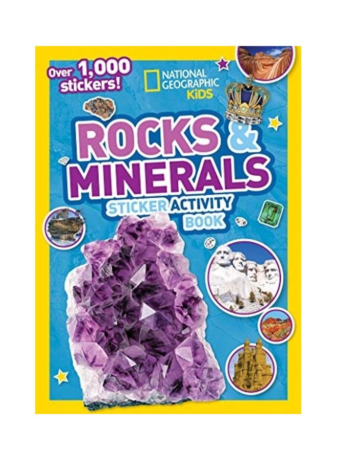 Rocks And Minerals Sticker Activity Book Paperback English by National Geographic Kids