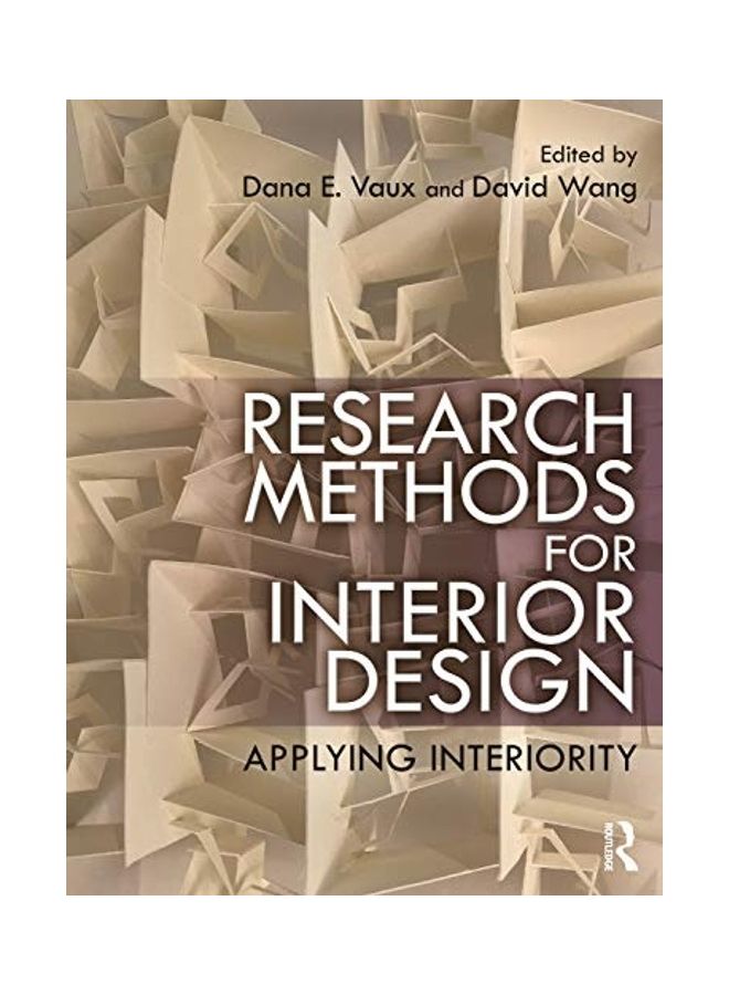 Research Methods For Interior Design paperback english 