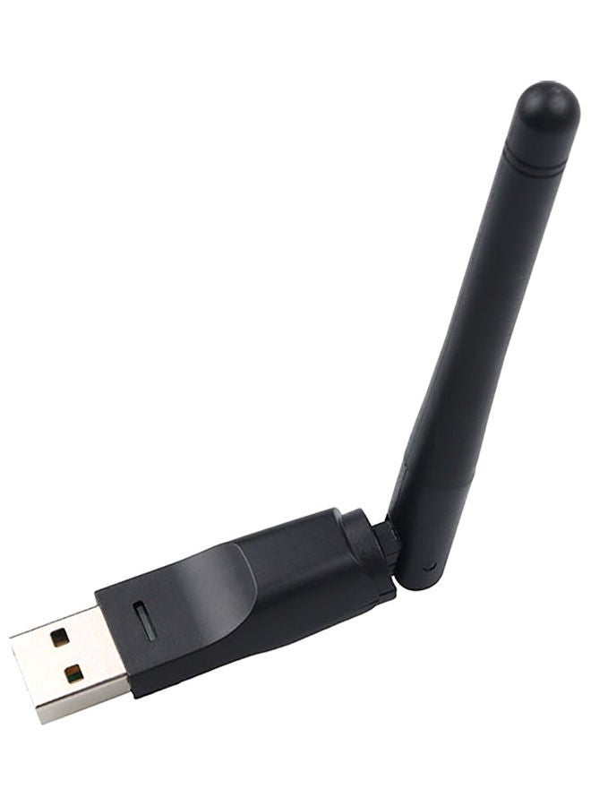 Generic - 150 Mbps Wireless WiFi Router USB Network Card Adapter Black - Image 1