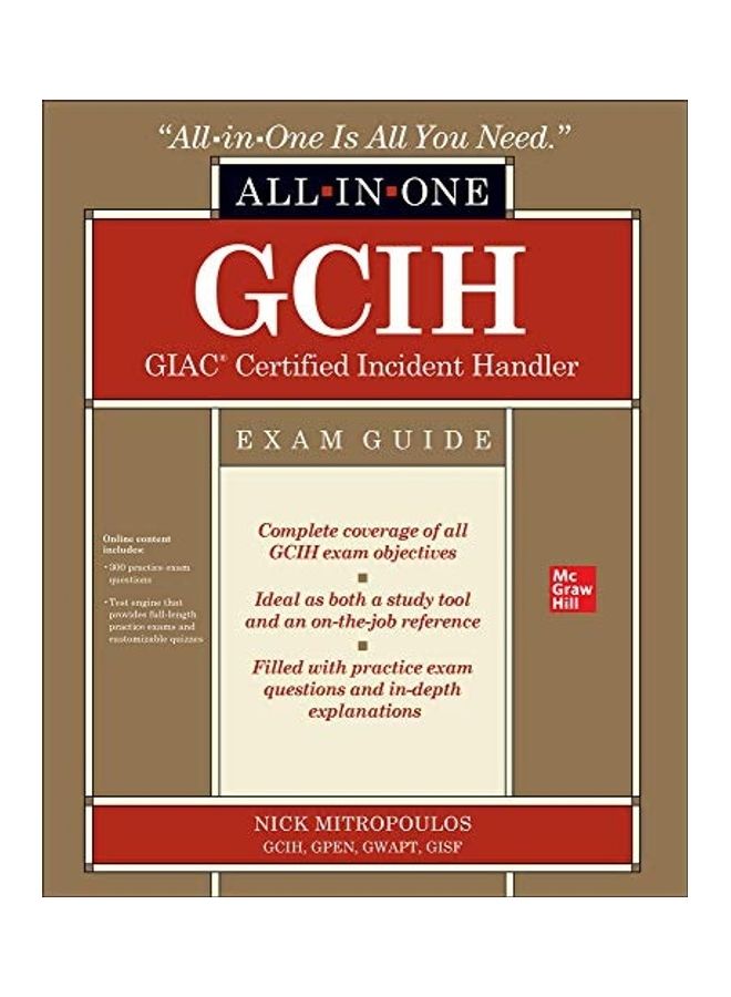 Gcih Giac Certified Incident Handler All-In-One Exam Guide paperback english - 2020 - Image 1