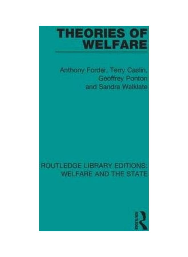 Theories Of Welfare paperback english - 2020 - Image 1