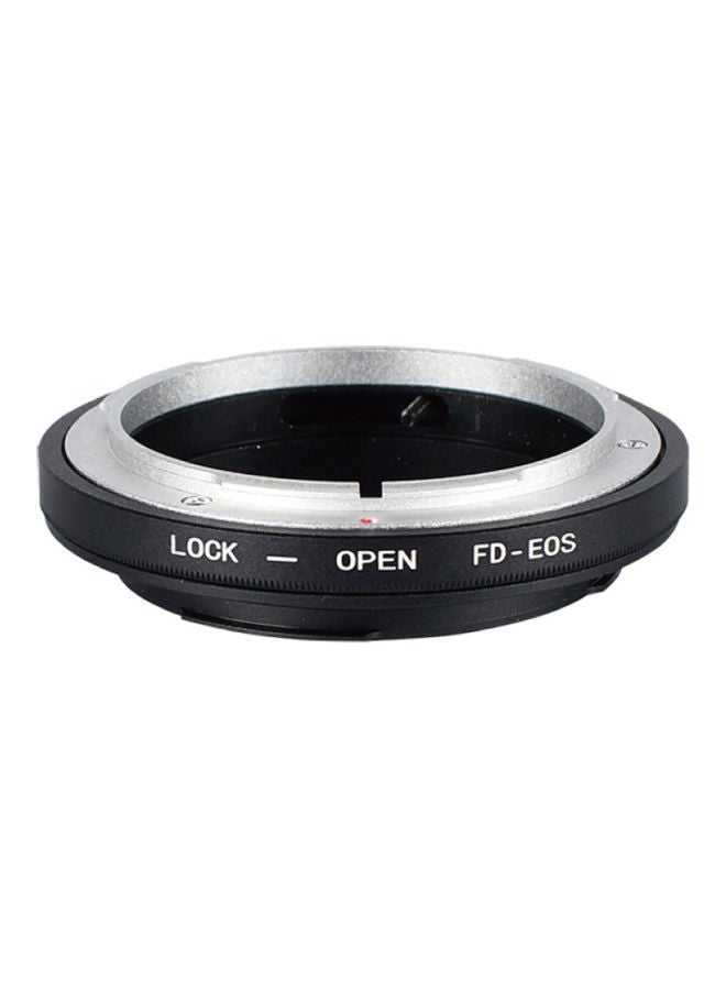 Digital SLR Camera Lens Ring Adapter for Cano-n FD to EO-S EF 600D/60D/1100D Black