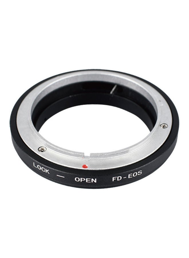 Digital SLR Camera Lens Ring Adapter for Cano-n FD to EO-S EF 600D/60D/1100D Black