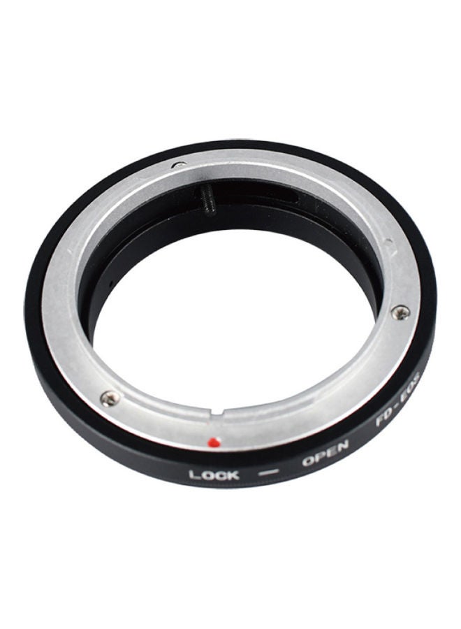 Digital SLR Camera Lens Ring Adapter for Cano-n FD to EO-S EF 600D/60D/1100D Black