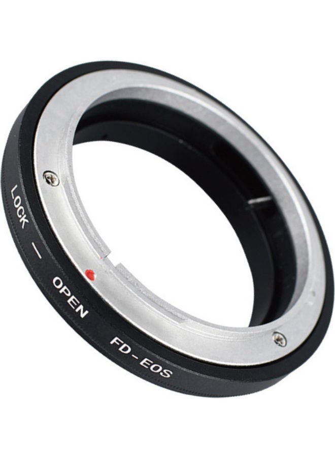 Digital SLR Camera Lens Ring Adapter for Cano-n FD to EO-S EF 600D/60D/1100D Black