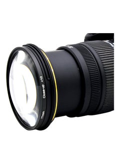 Generic 4Pcs 37-82mm +1 +2 +4 +10 Optical Glass SLR Camera Macro Lens Close-up Filters Black  - Image 3