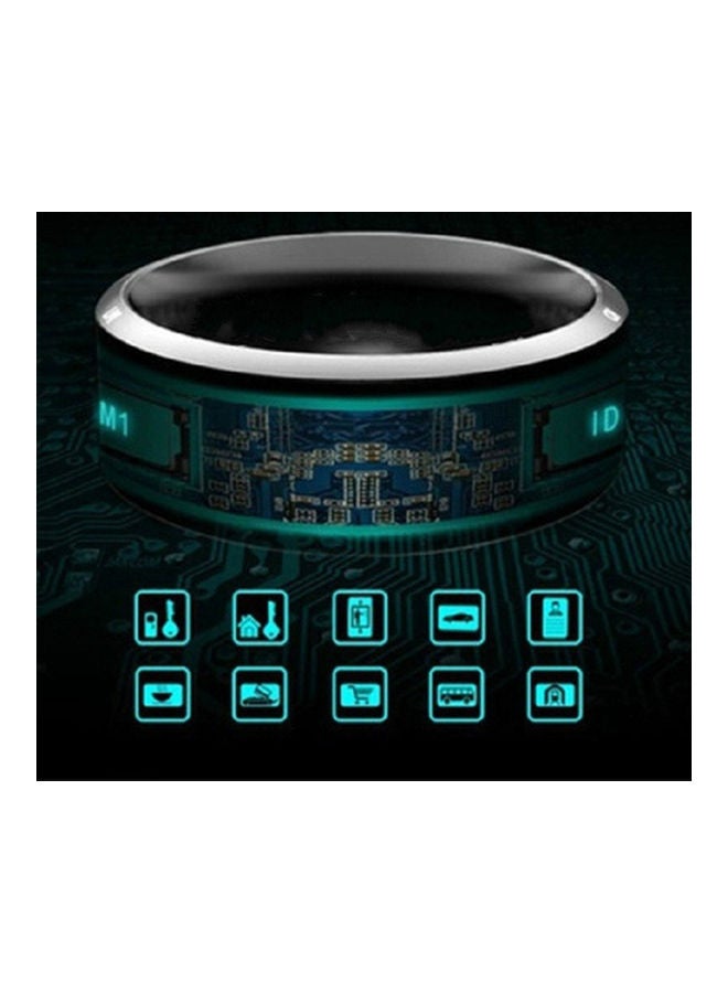 حلقة رقمية ذكية مضادة للماء ومتعددة الوظائف مزودة بتقنية NFC لنافذة نظام أندرويد 20*10*20سم أسود - Image 3