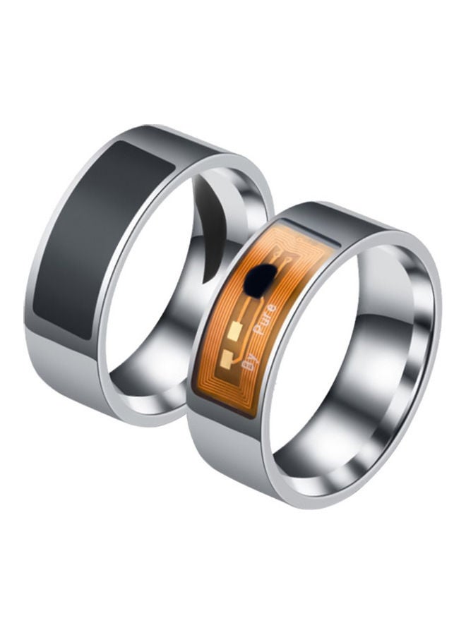 Generic - Waterproof Multifunctional NFC Intelligent Digital Smart Ring for Android Window Black - Image 1
