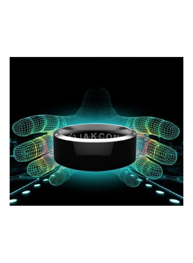 Generic - Waterproof Multifunctional NFC Intelligent Digital Smart Ring for Android Window Black - Image 1