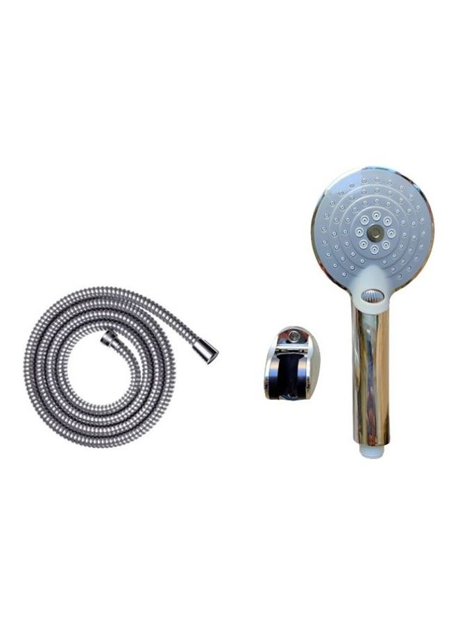 Shower Head With Pipe Silver 23x11cm  - Image 1