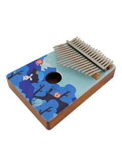 Generic 17-Key Portable Wooden Kalimba Thumb Piano Mbira with Colored Animals Drawing Musical Instrument  - Image 2