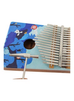 Generic 17-Key Portable Wooden Kalimba Thumb Piano Mbira with Colored Animals Drawing Musical Instrument  - Image 4
