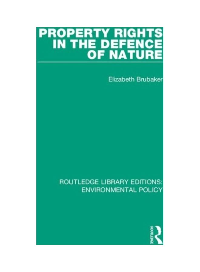 Property Rights In The Defence Of Nature paperback english - 2020  - Image 3