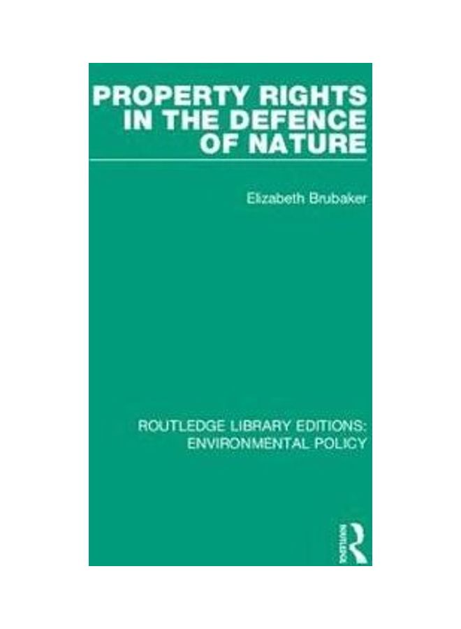Property Rights In The Defence Of Nature paperback english - 2020  - Image 2