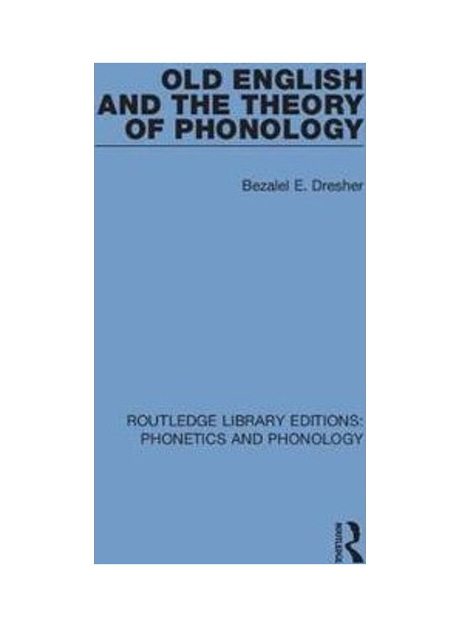 Old English And The Theory Of Phonology paperback english - 2020  - Image 2