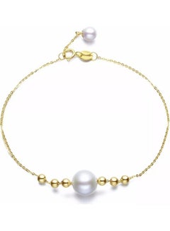 Gold Plated With Pearl Bracelet
