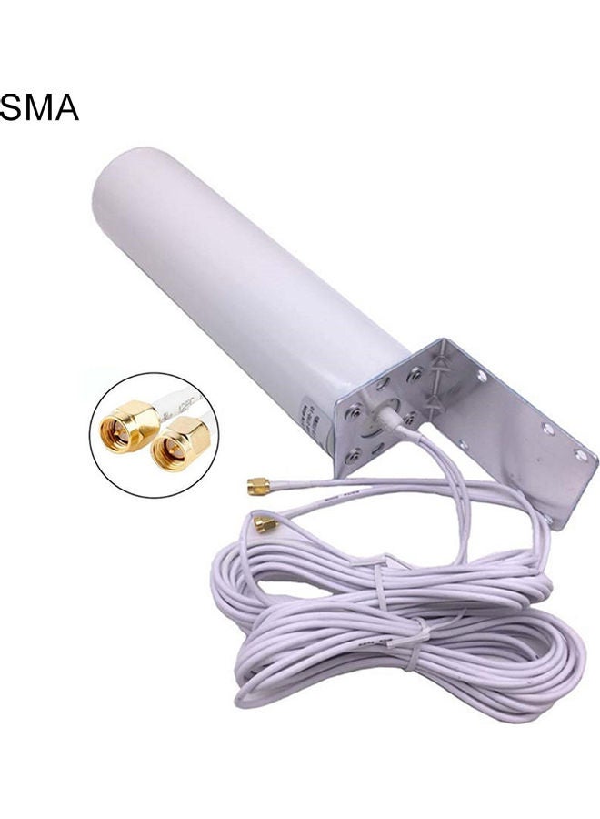 Generic - External Antenna For Huawei E5573 E8372 EC5377 E5375 Router White - Image 1