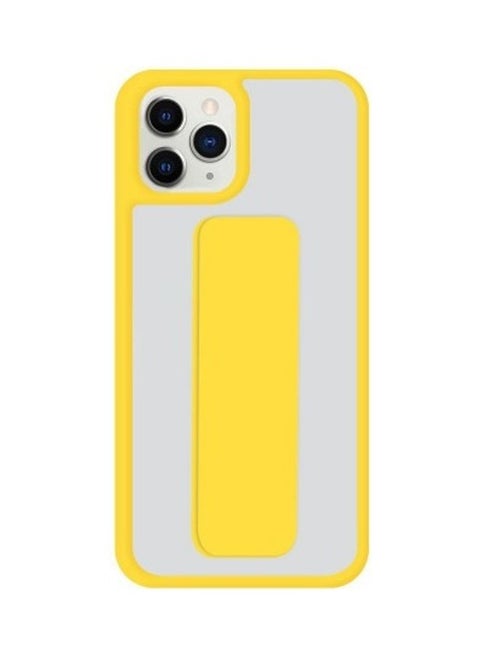 Apple iPhone 12 Pro Max Case Cover with  Handgrip – Yellow yellow