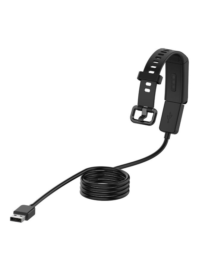كابل شحن USB بطول 1 متر للساعة الذكية هواوي باند 4/هونر 5i/بولار M200 شفاف - Image 5
