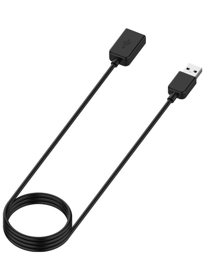 كابل شحن USB بطول 1 متر للساعة الذكية هواوي باند 4/هونر 5i/بولار M200 شفاف - Image 2