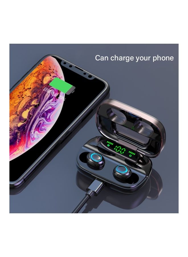 Generic - Mini TWS Bluetooth 5.0 Wireless Earphones Earbud with Digital Display Charge Box Black - Image 1